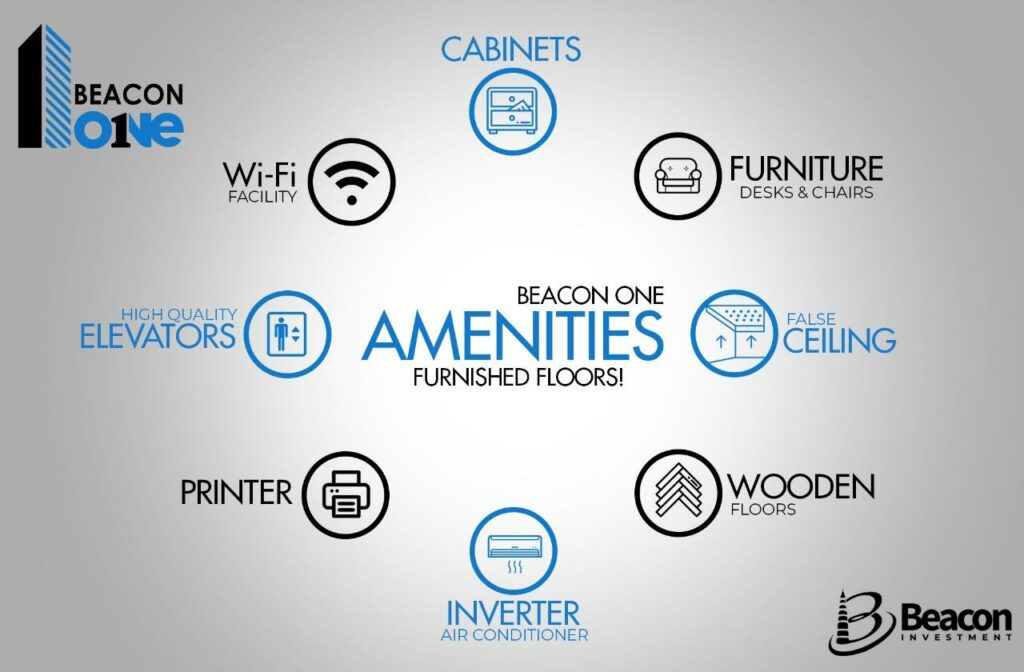 amenities available at beaco one Islamabad